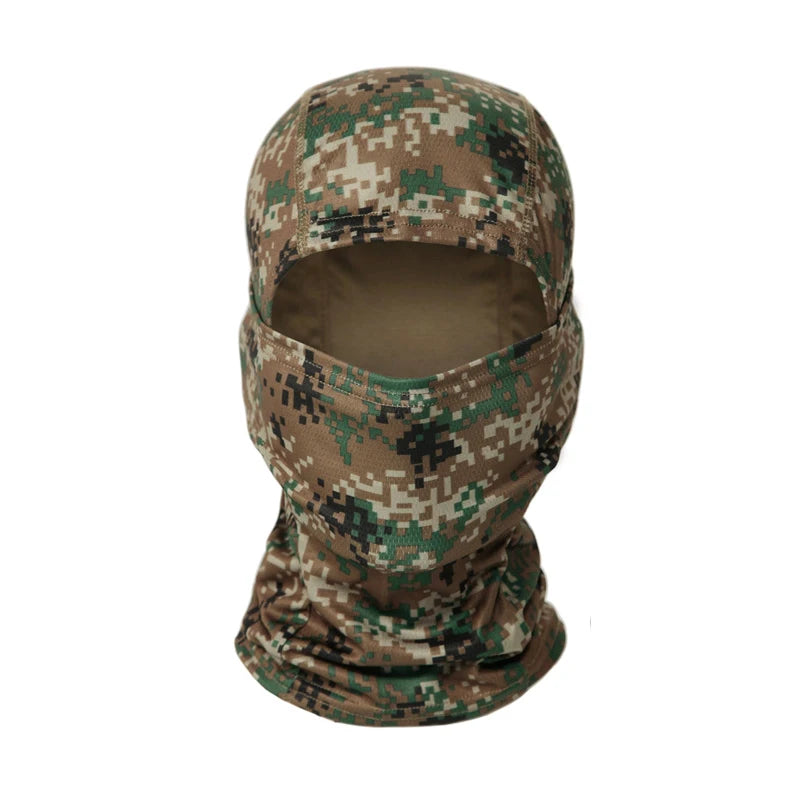 Camouflage Full Face Mask – Outdoor Cycling & Sports Balaclava
