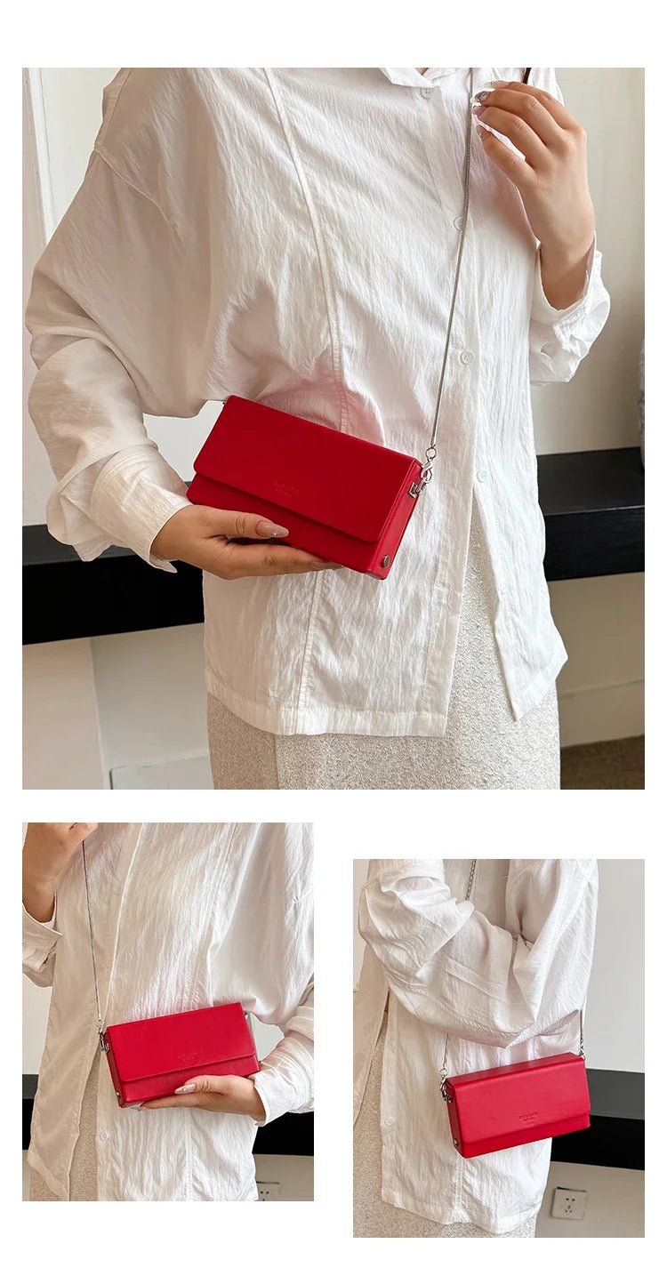 2025 New Women's Bag Fashion Simple Handbag High Quality Design Single Shoulder Bag Crossover Buckle Purse HOT SALE