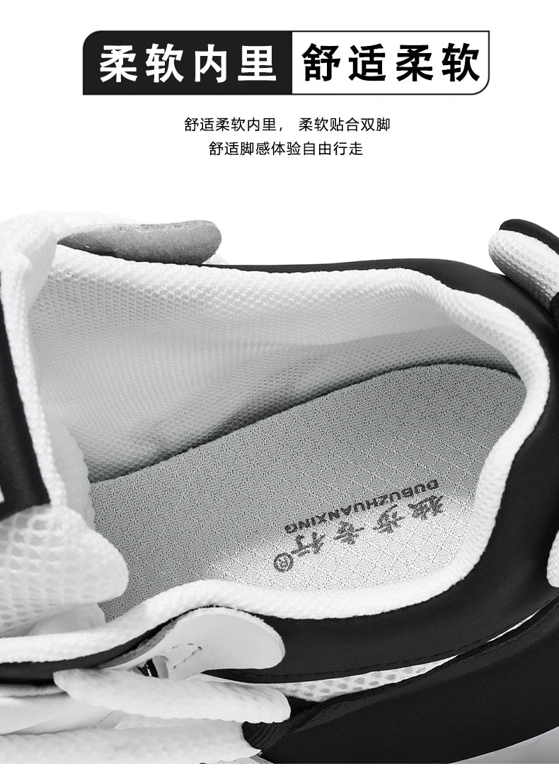 Shose For Man Bottine Sneakers For Men 2024 Kid's Men's Low Shoes Designer Trainer Black Shoes For Men Soft Soles Tennis Net