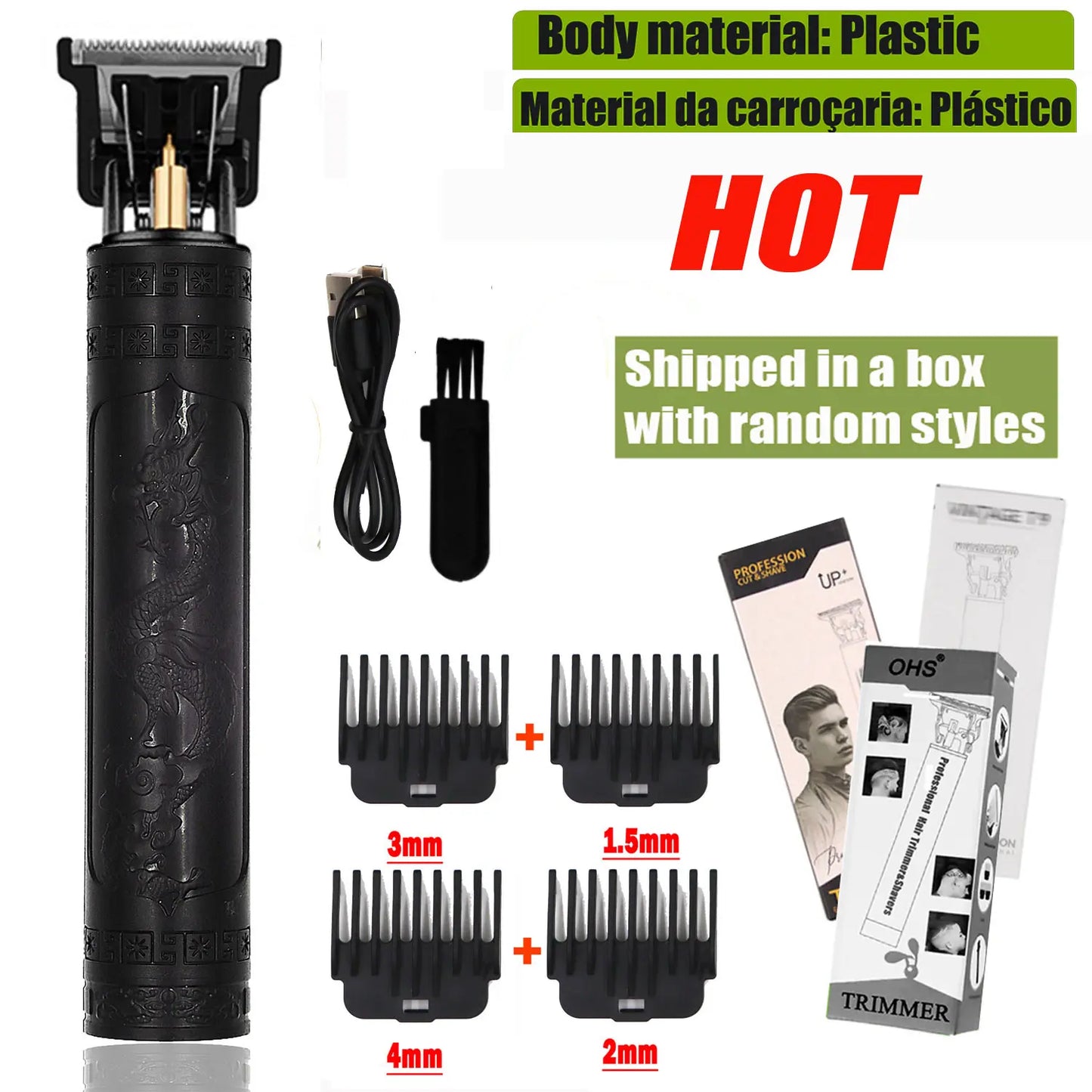 T9 LCD Hair Clipper & Trimmer
