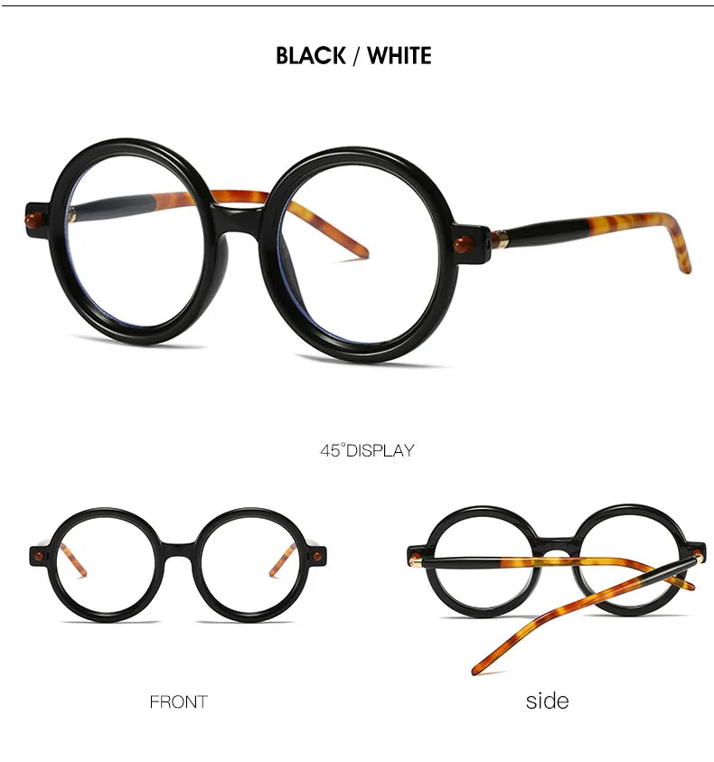 Retro Gray Pink Lens Round Sunglasses Women 2025 Brand Trendy Shiny Circle Frame Men Spectacle Plain Eyewear Shades Sun Glasses