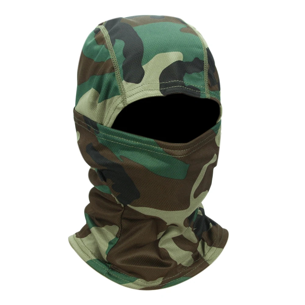 Camouflage Full Face Mask – Outdoor Cycling & Sports Balaclava