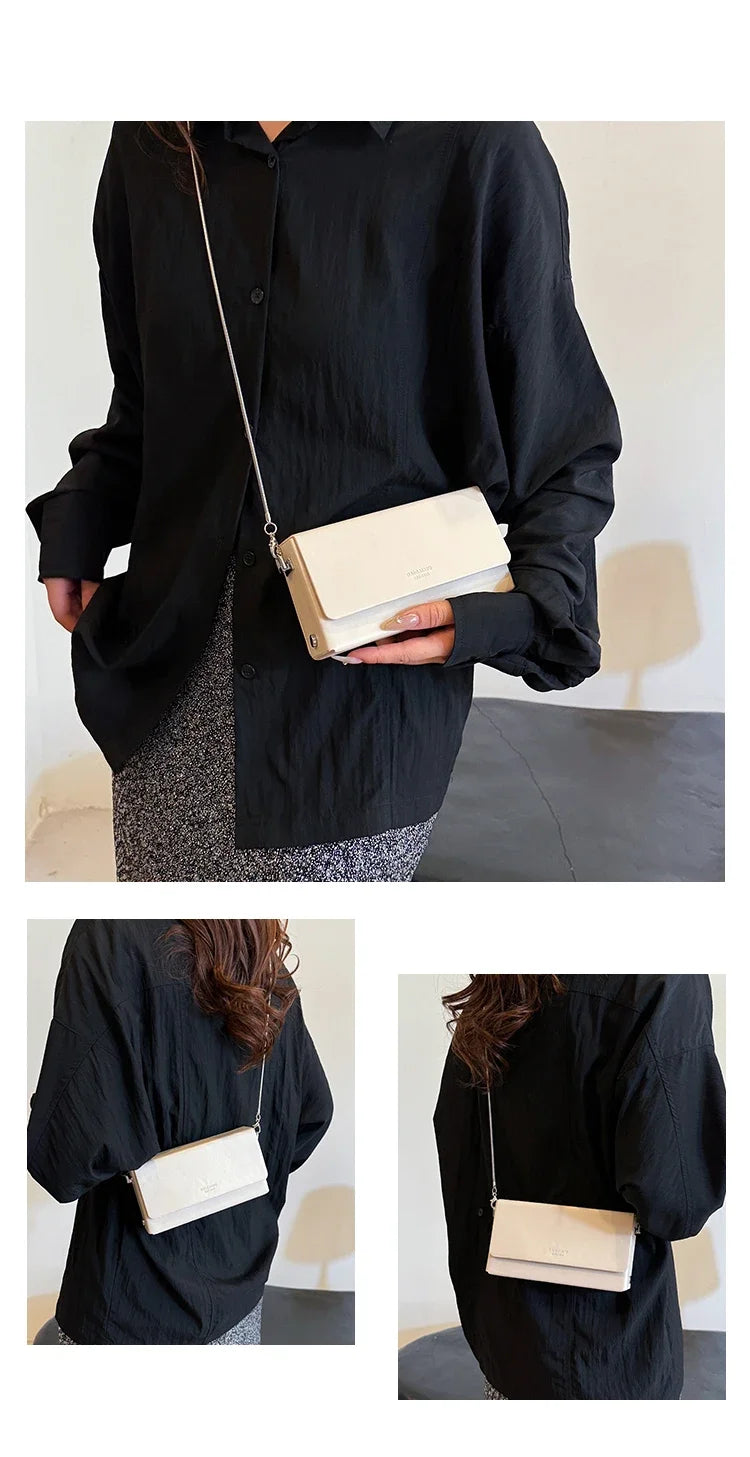 2025 New Women's Bag Fashion Simple Handbag High Quality Design Single Shoulder Bag Crossover Buckle Purse HOT SALE