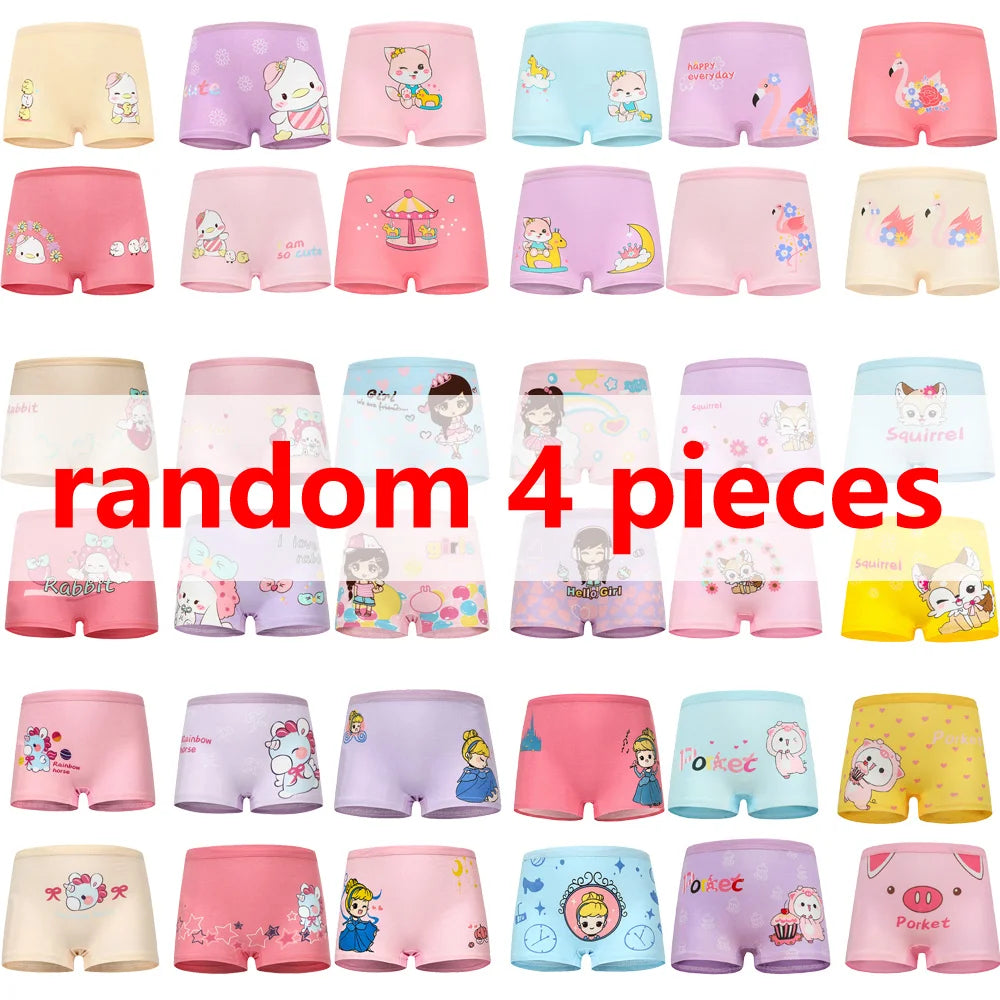 12 Pcs Children Girls Panties Sets