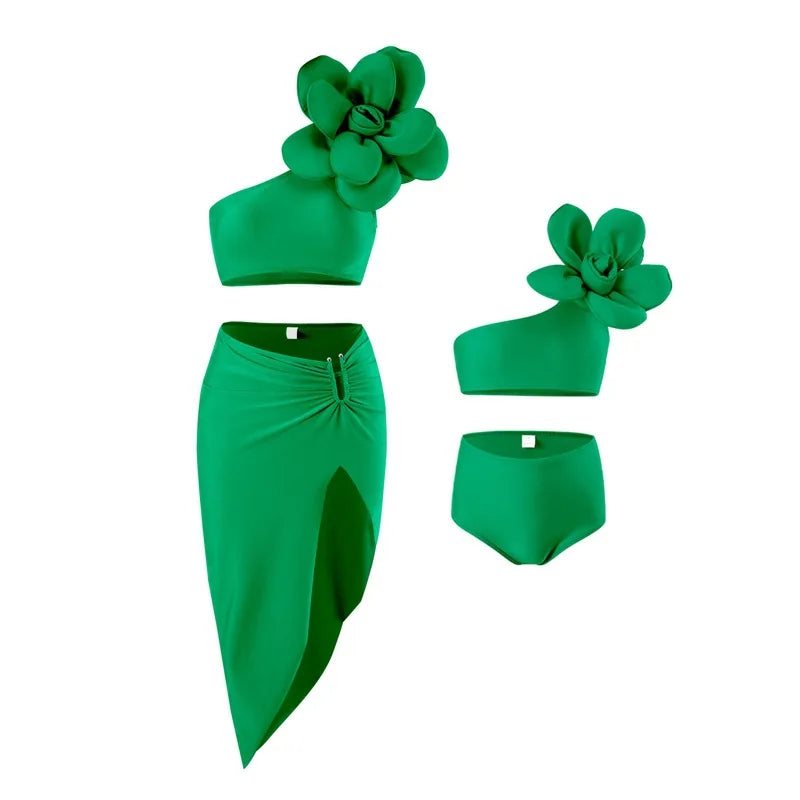 New Family Mother Daughter Bikini Swimwear Beach Outfits