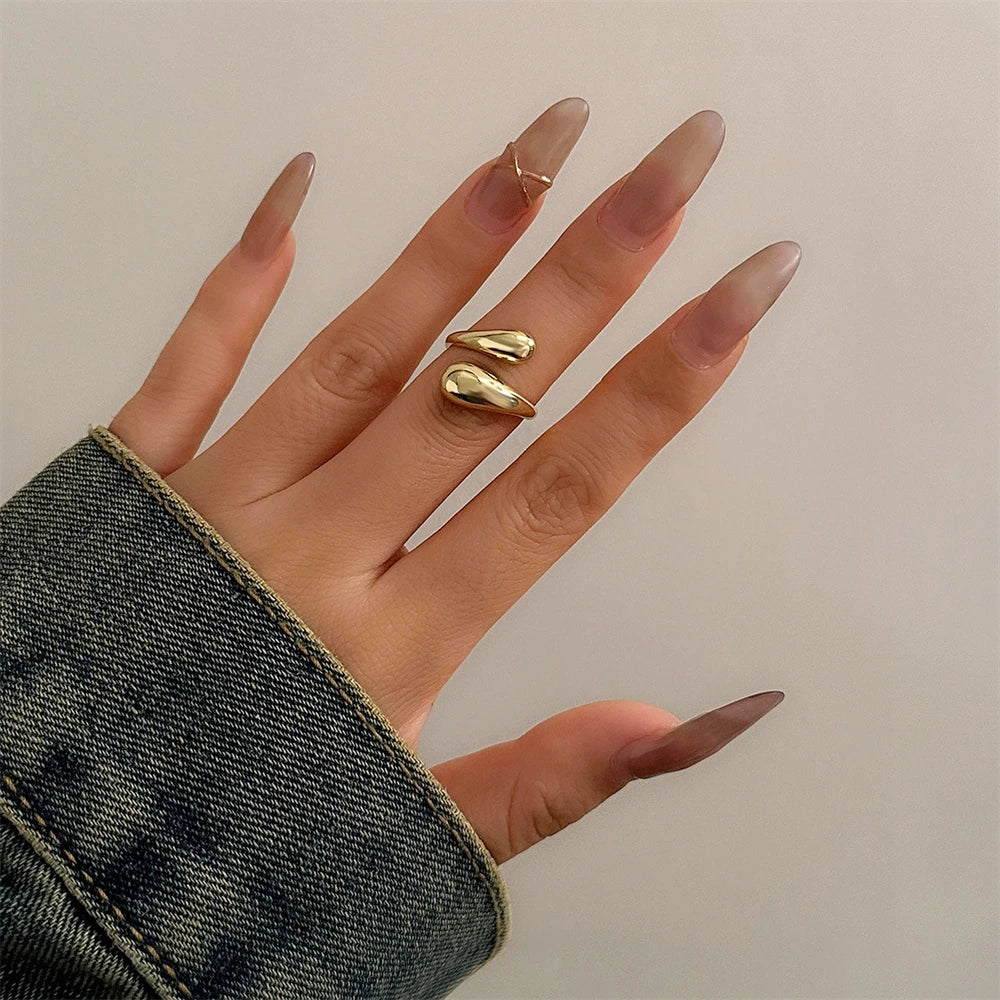 Women's Chunky Metal Bangle Gold Silver Twisted Cuff