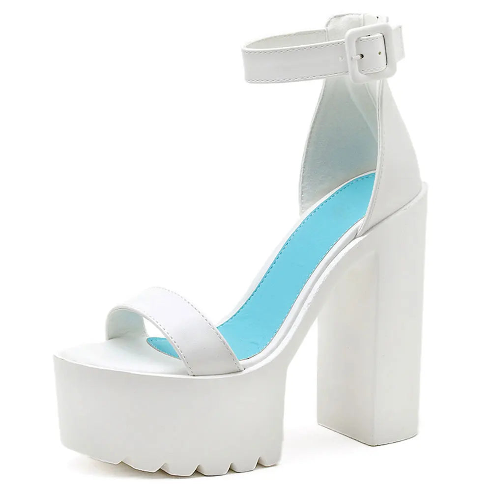 Summer Fashionable High Heels Leisure Chunky Platform Sandals