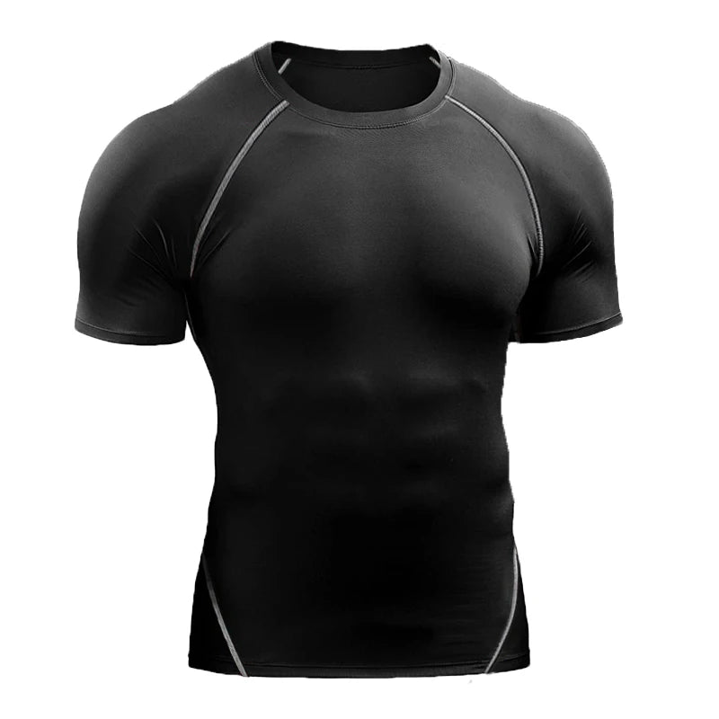 Men's Compression Sports T-Shirt – Quick-Dry Gym Tee