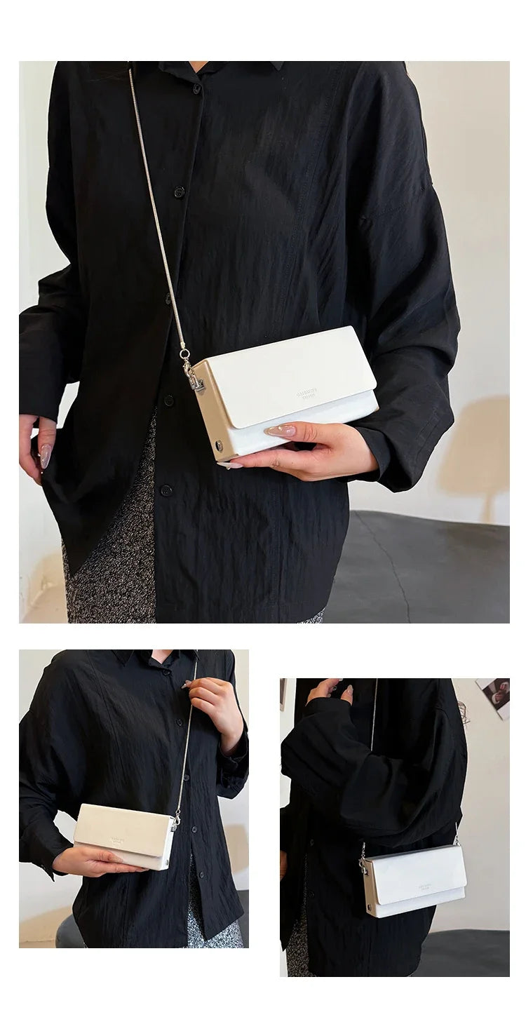 2025 New Women's Bag Fashion Simple Handbag High Quality Design Single Shoulder Bag Crossover Buckle Purse HOT SALE