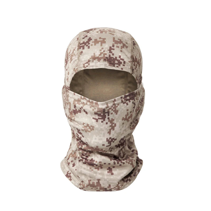 Camouflage Full Face Mask – Outdoor Cycling & Sports Balaclava