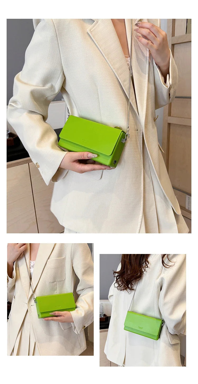 2025 New Women's Bag Fashion Simple Handbag High Quality Design Single Shoulder Bag Crossover Buckle Purse HOT SALE