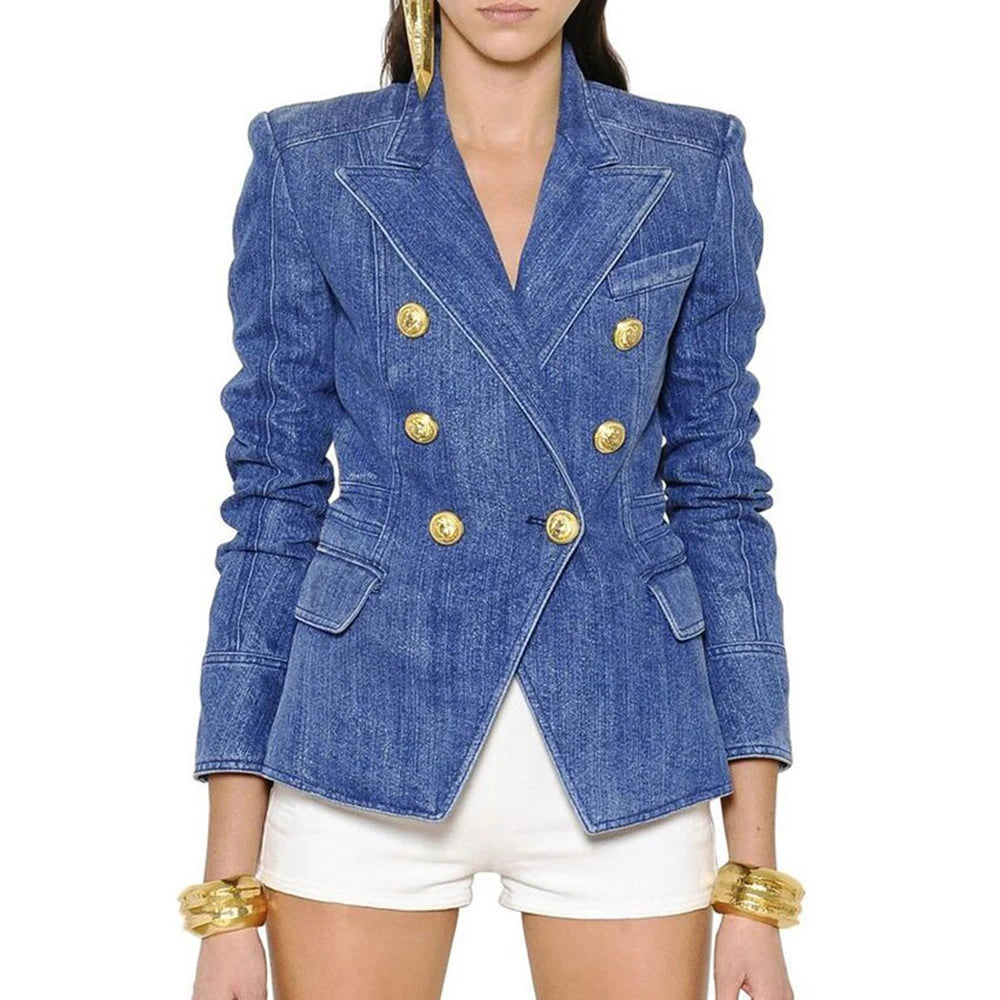 New Fashion 2025 Designer Blazer Slim Jacket