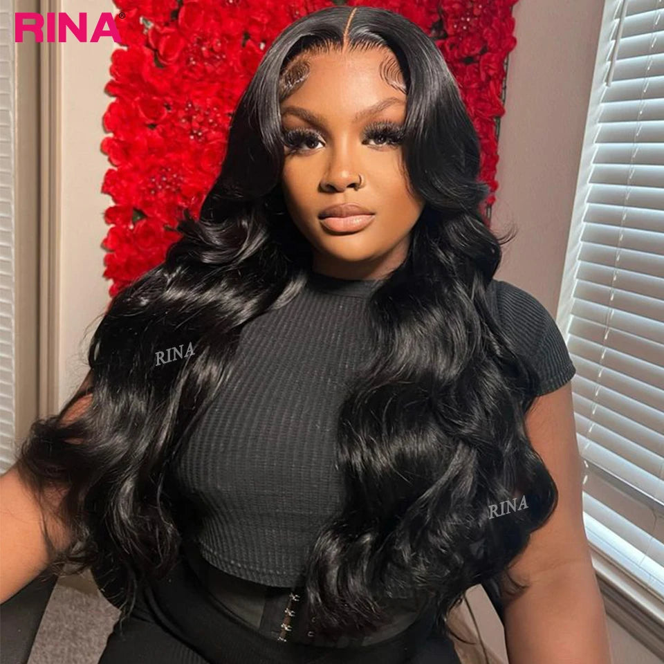 Yellow With 613 Lace Front Wig 13X4 Ombre Light Yellow Blonde 613 Color Body Wave Lace Front Wigs PrePlucked Human Hair Wigs
