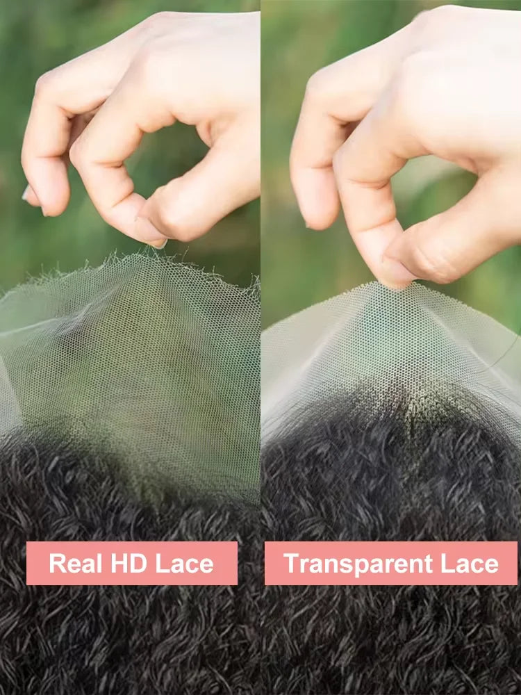 Glueless Wig Human Hair Bone Straight 30 Inch HD Lace
