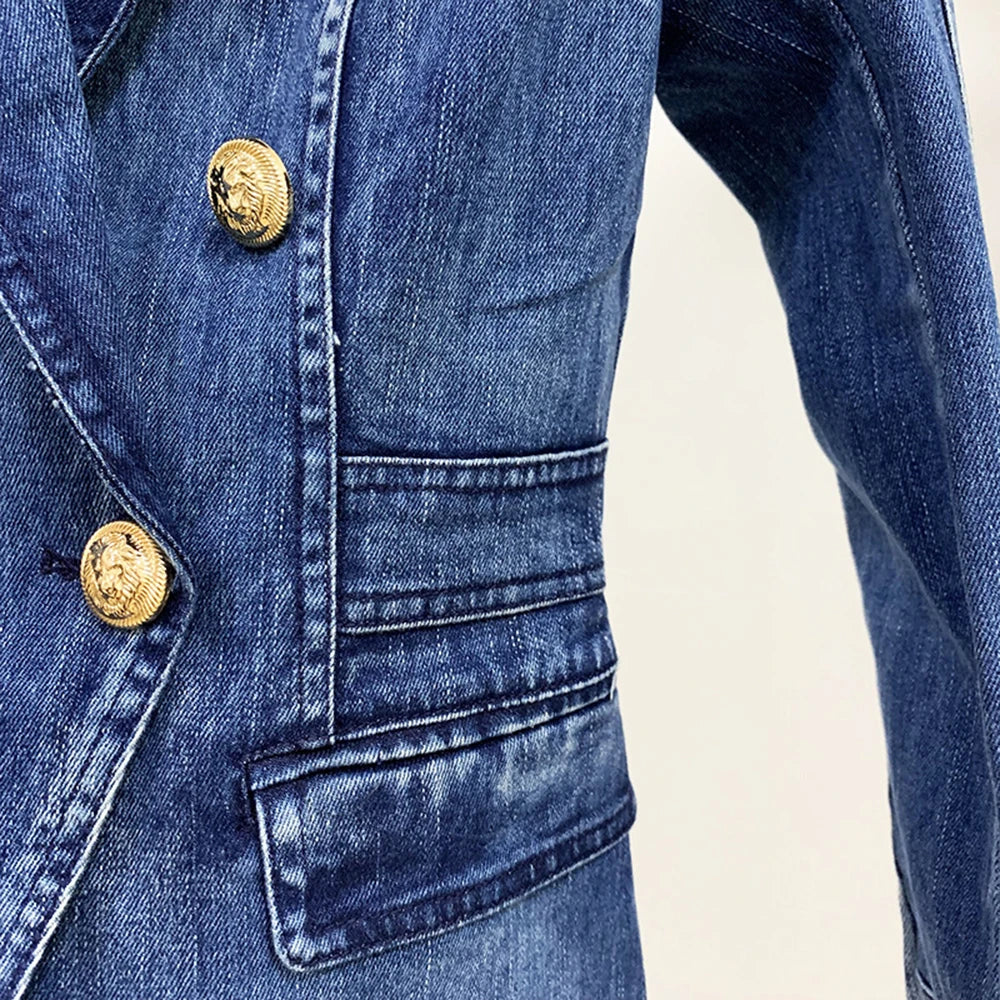 New Fashion 2025 Designer Blazer Slim Jacket