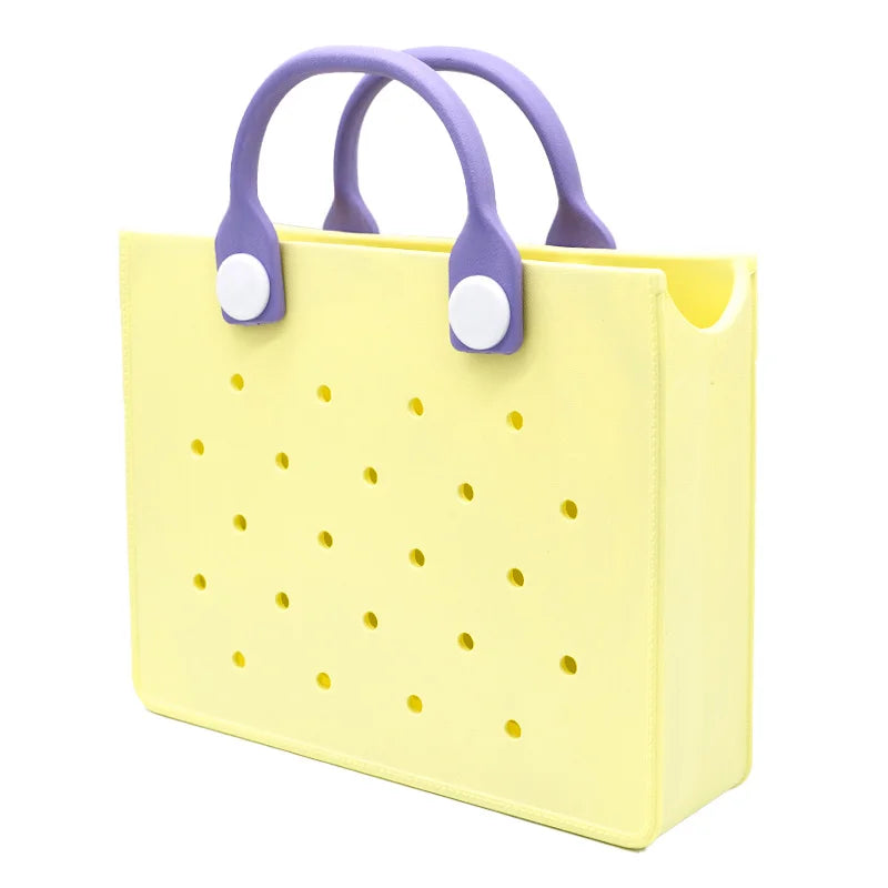 New Women Fashion Punched Handbag