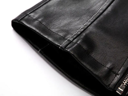 2025 new spring autumn Girls Kids leather PU zipper skirt comfortable cute baby Clothes Children Clothing