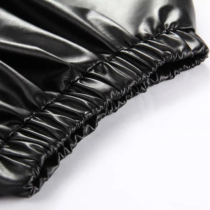 2025 new spring autumn Girls Kids leather PU zipper skirt comfortable cute baby Clothes Children Clothing