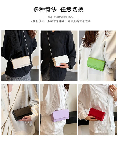 2025 New Women's Bag Fashion Simple Handbag High Quality Design Single Shoulder Bag Crossover Buckle Purse HOT SALE