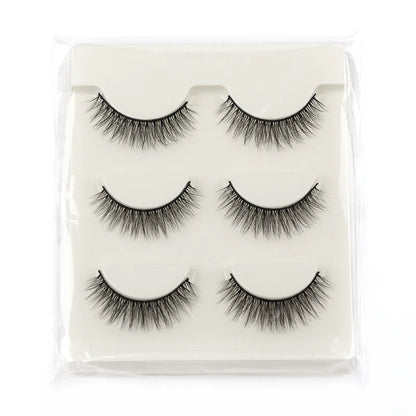 Half Eye Lashes Faux Mink Wispy Fluffy Extensions