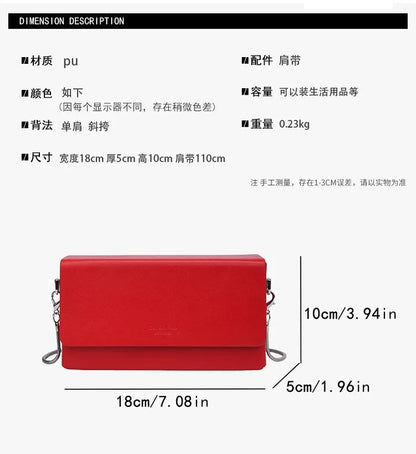 2025 New Women's Bag Fashion Simple Handbag High Quality Design Single Shoulder Bag Crossover Buckle Purse HOT SALE