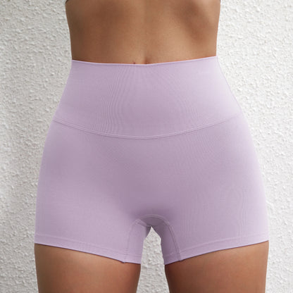 Sexy Solid Color Women Fitness Sport Short High Waist Athletic Yoga Short Leg Cycling Comprehensive Training Jogging Squat Proof