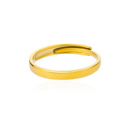 Stainless Steel Luxury Gold Color Rings for Women