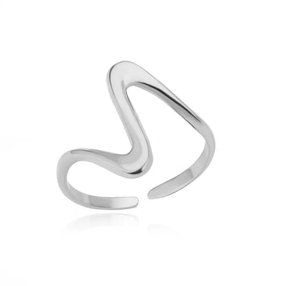 Stainless Steel Luxury Gold Color Rings for Women