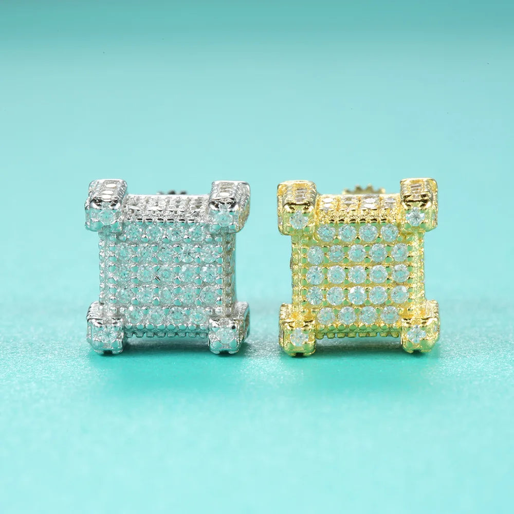 Luxury Platinum 18K gold Women's Earrings