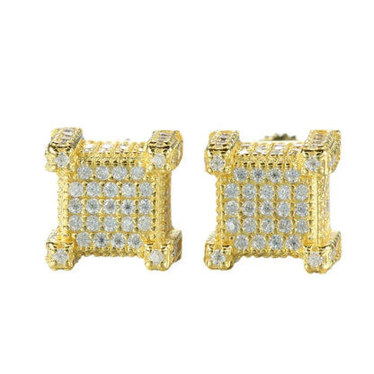 Luxury Platinum 18K gold Women's Earrings