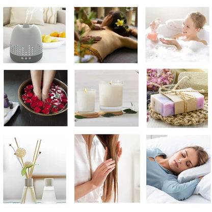 MAYJAM 28 Bottles Essential Oils Set For Humidifier Aromatic Candles Air Freshener DIY Perfume