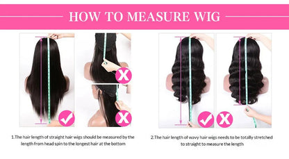 Dark Blue 13x4 HD Lace Front Human Hair Wigs For Women Pre Plucked Blue Body Wave Transparent Lace Frontal Wigs 100% Human Hair