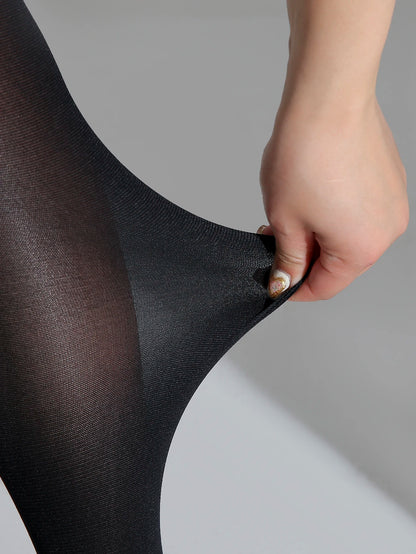A PAIRS Transparent Black Solid Color Plus Size Pantyhose Ultra-thin Nylon stocking Korea slim High Quality Tights