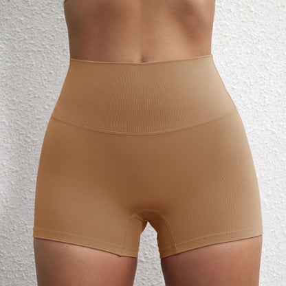 Sexy Solid Color Women Fitness Sport Short High Waist Athletic Yoga Short Leg Cycling Comprehensive Training Jogging Squat Proof