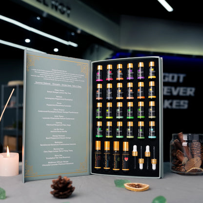 MAYJAM 28 Bottles Essential Oils Set For Humidifier Aromatic Candles Air Freshener DIY Perfume