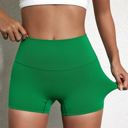 Sexy Solid Color Women Fitness Sport Short High Waist Yoga Short Leggings Soft Leopard Print Comprehensive Training Jog Athletic