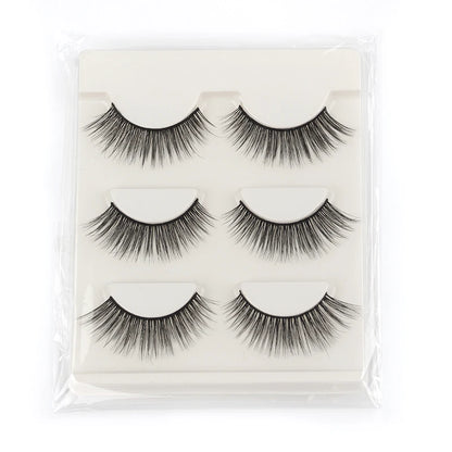 Half Eye Lashes Faux Mink Wispy Fluffy Extensions