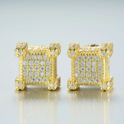 Luxury Platinum 18K gold Women's Earrings