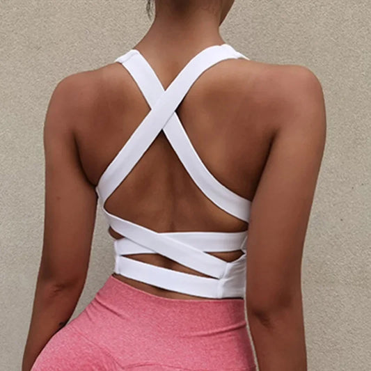 Cloud Hide Sexy Sport Shirt Women Sports Bra Fitness Underwear Push Up Yoga Tank Crop Top Running Gym Girl Vest Workout Athletic