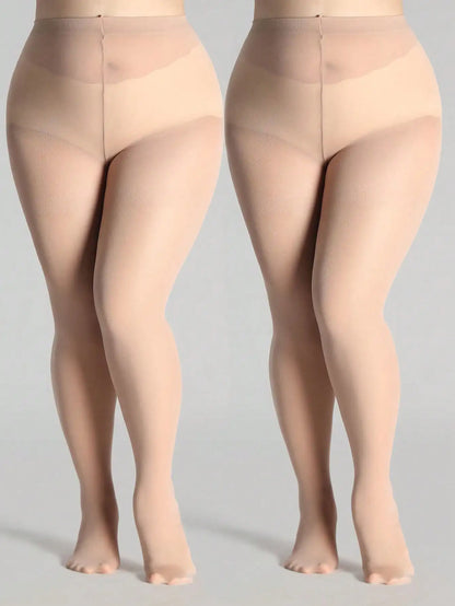A PAIRS Transparent Black Solid Color Plus Size Pantyhose Ultra-thin Nylon stocking Korea slim High Quality Tights