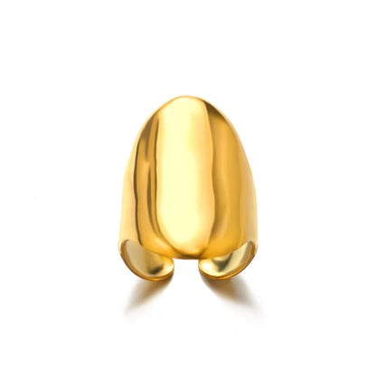 Stainless Steel Luxury Gold Color Rings for Women