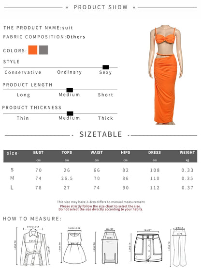 Nibber Sexy Women 2 Piece Set Bandage Ruched Square Collar Bra+Skinny Long Skirts 2025 Summer Vacation Beach Party Trend Suits