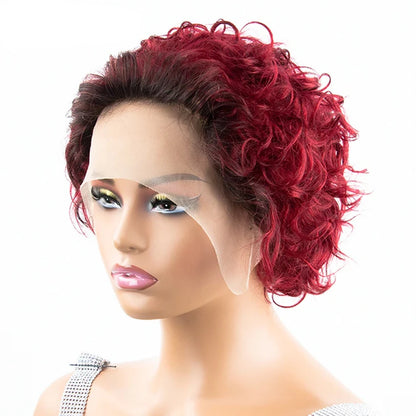 Pixie Cut Short Bob – Natural Black Human Hair Wig