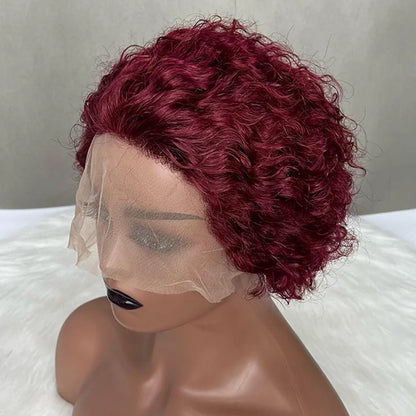 Pixie Cut Short Bob – Natural Black Human Hair Wig