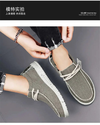 Does Not Slip Round Foot Man Blue Shoes Vulcanize Boot Without Heel Sneakers Man Size 47 Sports Play Tenus China Holiday
