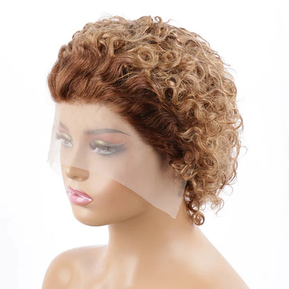 Pixie Cut Short Bob – Natural Black Human Hair Wig