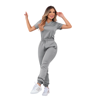 High Quality Scrubs Doctor Medical Center Uniform Comfortable Staff Scrub Suit Ladies Beauty Spa Salon Tunic Top+Pants Workwear