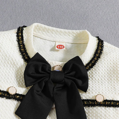 Kids Girls Clothes Sets 2025 Spring Elegant Princess Style Clothing Outfits For Toddler Baby Girl Long Sleeve Jacket+Pants