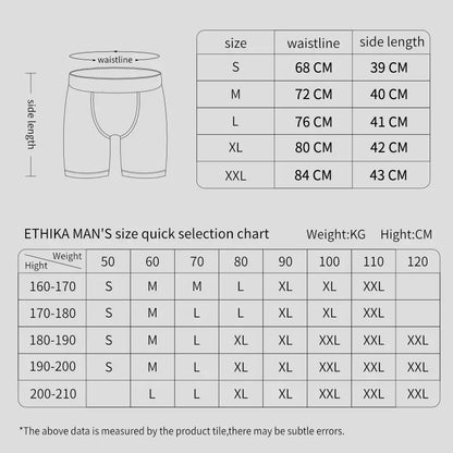 Men Underwear Boxer Cueca Male Panties Lingerie Men Underpants Boxershorts Plus Size 3XL Soft Breathable Men's Boxerbriefs Trunk