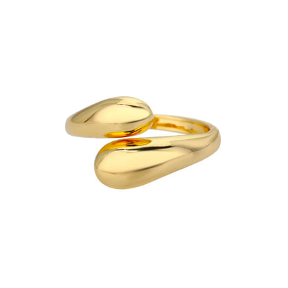 Stainless Steel Luxury Gold Color Rings for Women